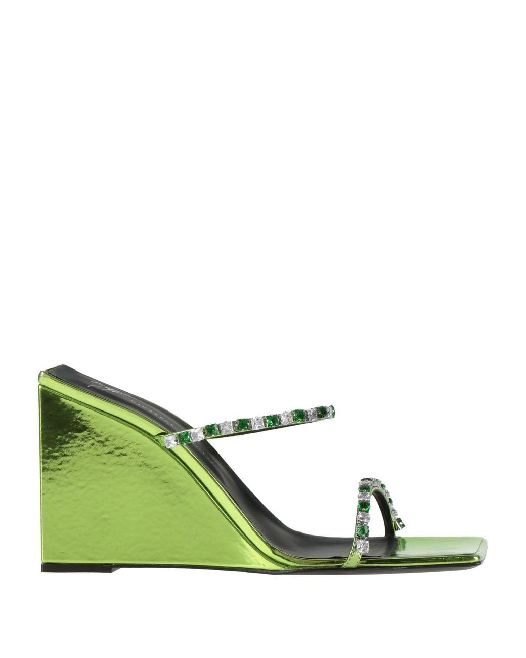 Giuseppe Zanotti Green Sandals Leather