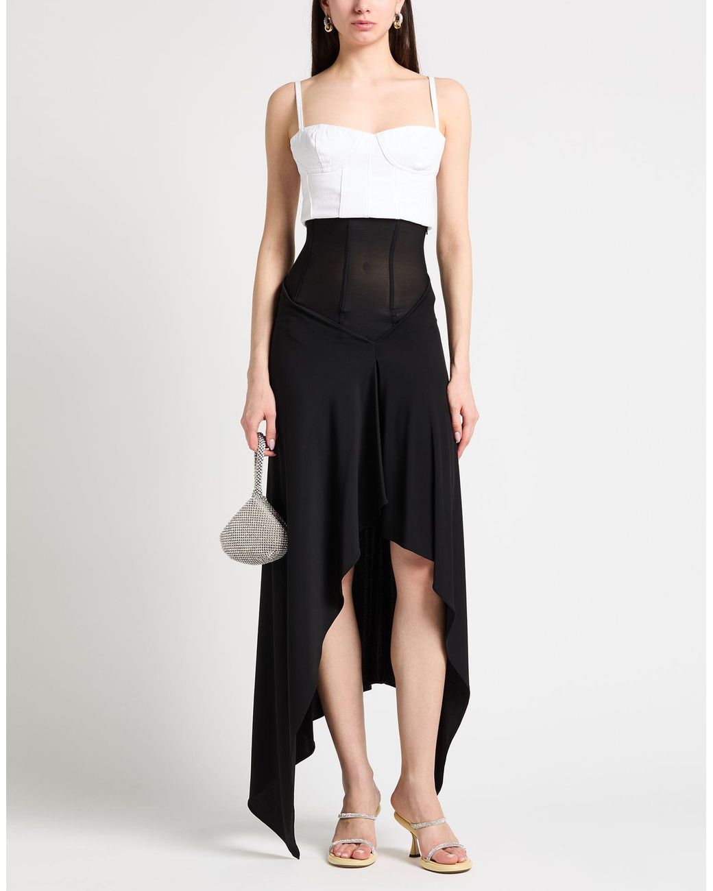 ALESSANDRO VIGILANTE Blue Maxi Skirt