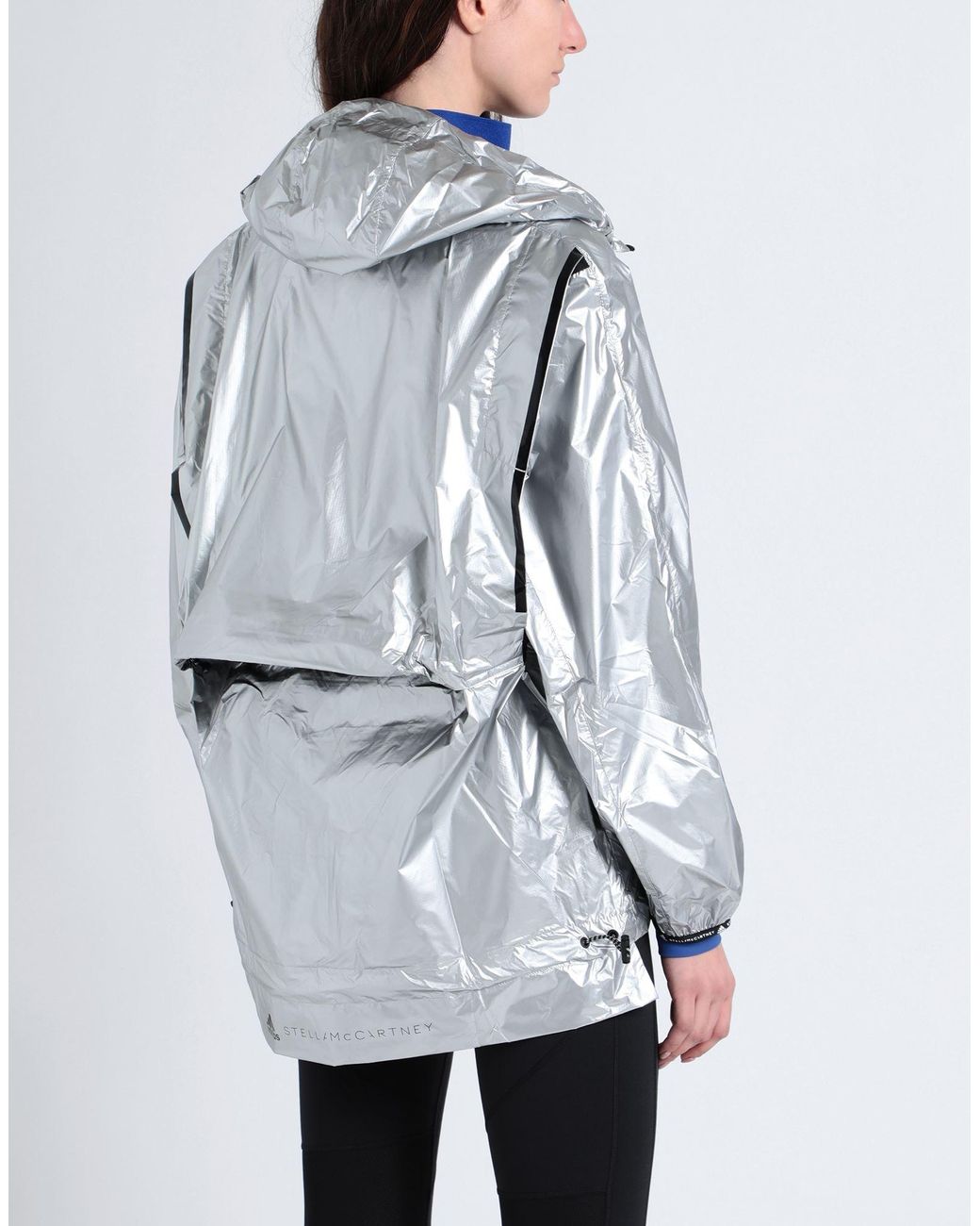 adidas By Stella McCartney Jacket in Metallic | Lyst