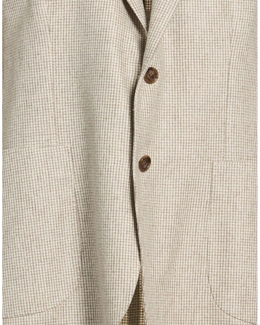 Barba Napoli Natural Blazer Virgin Wool for men
