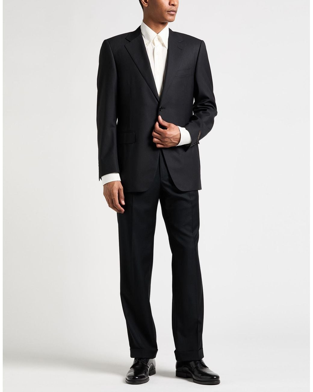 Canali Black Blazer Virgin Wool for men