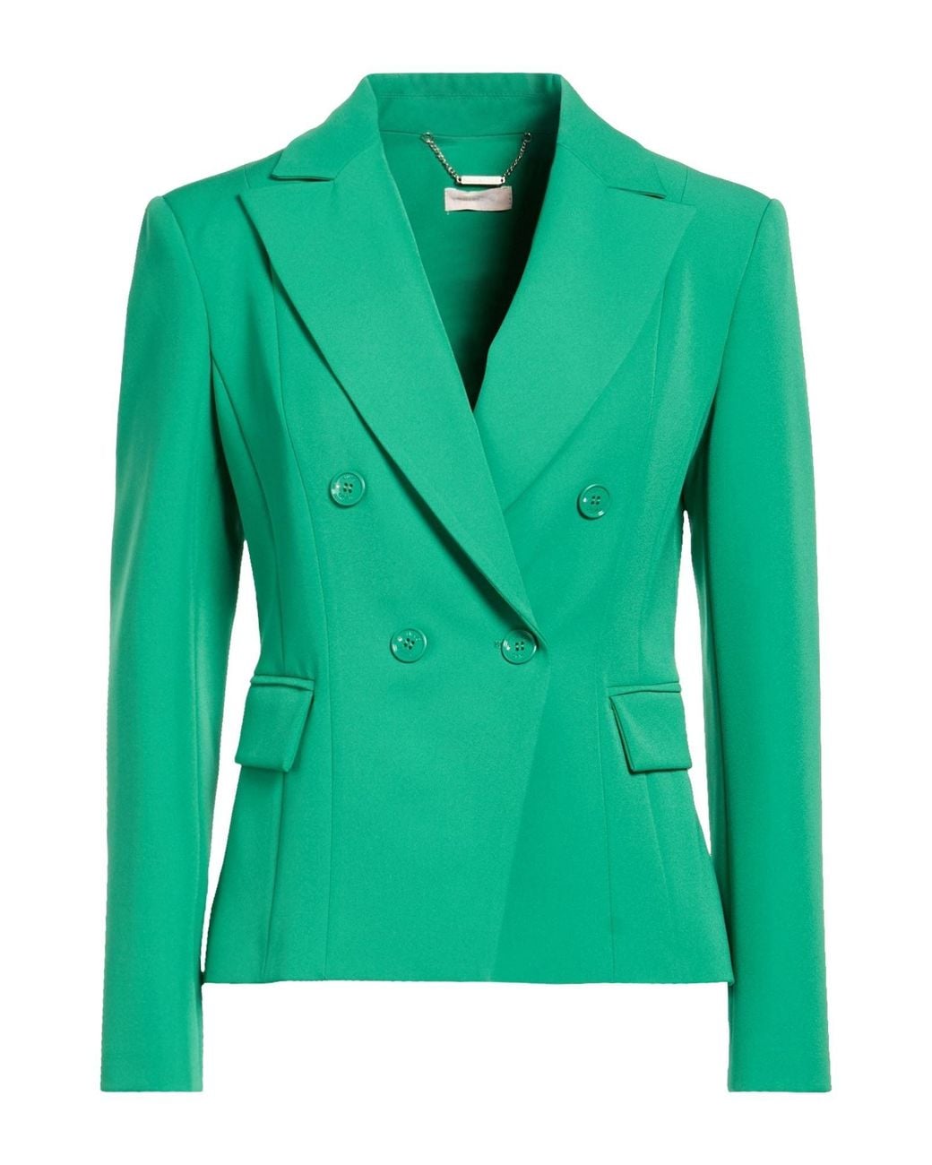 Liu Jo Green Blazer Polyester, Elastane