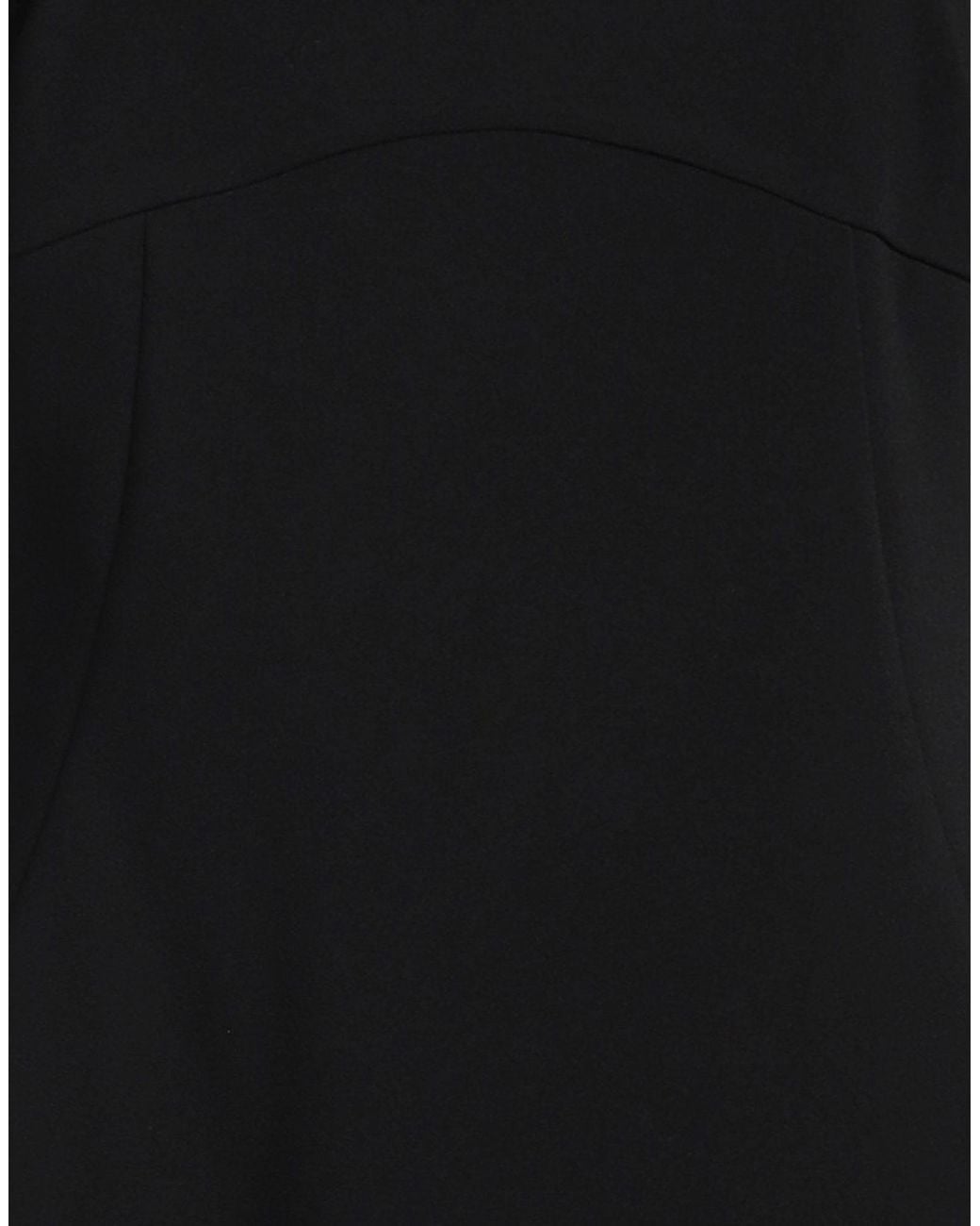 Pinko Black Midi Dress Polyester, Elastane