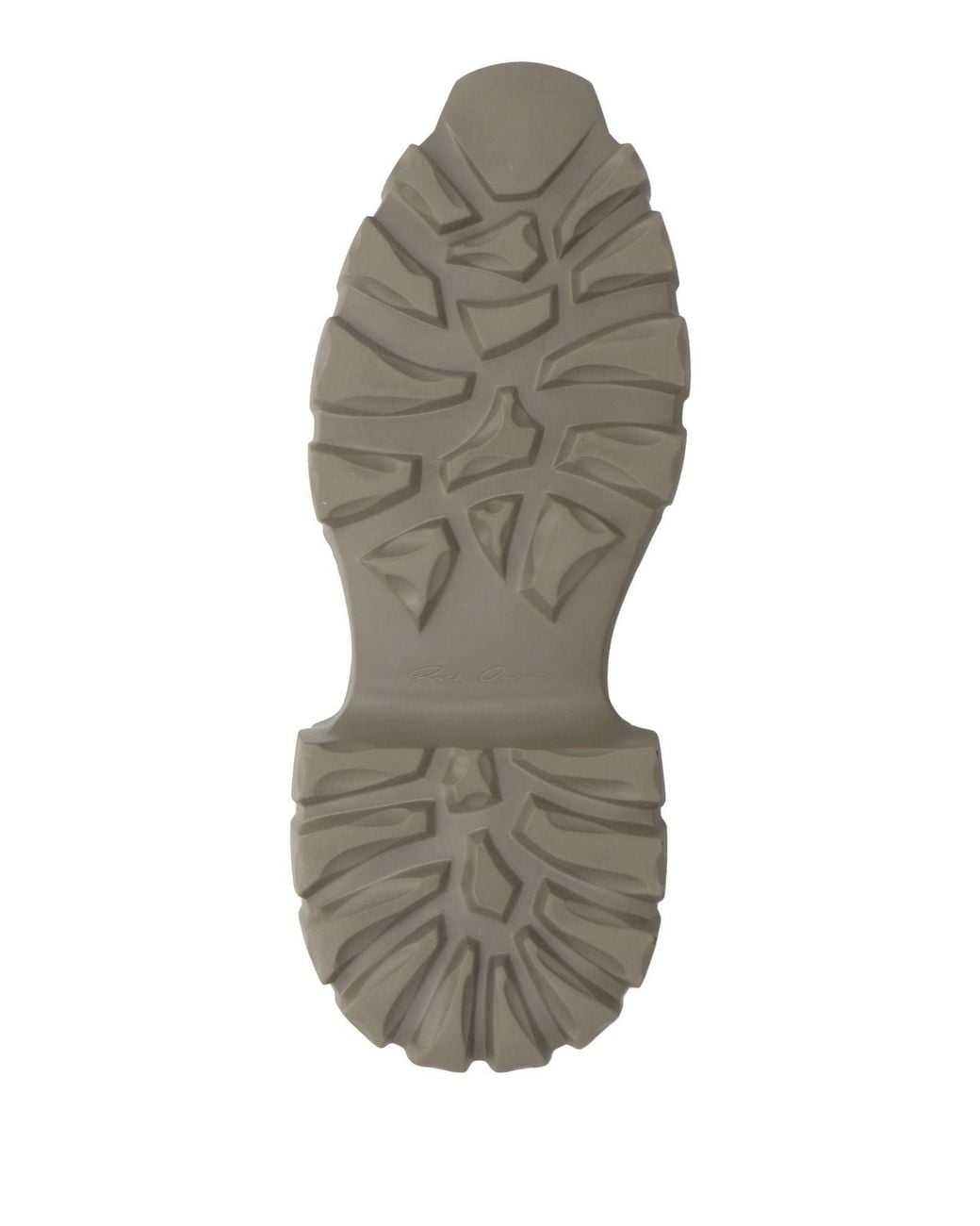 Rick Owens Gray Boot Leather for men