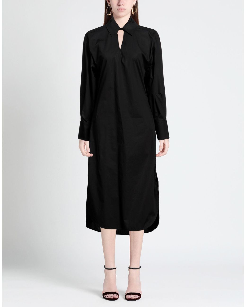 Trussardi Black Midi Dress