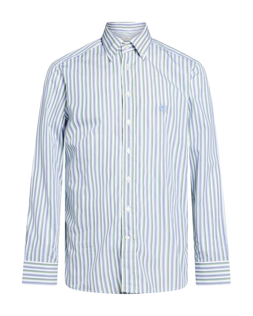 Etro Blue Light Shirt Linen for men