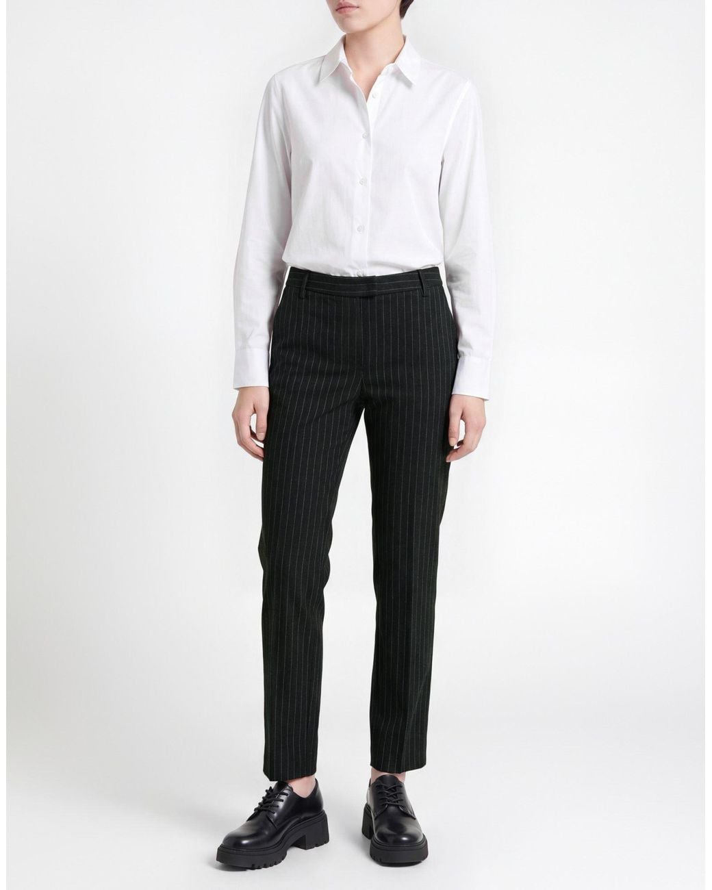 .., merci italia Black Pants Viscose, Polyester, Wool, Elastane
