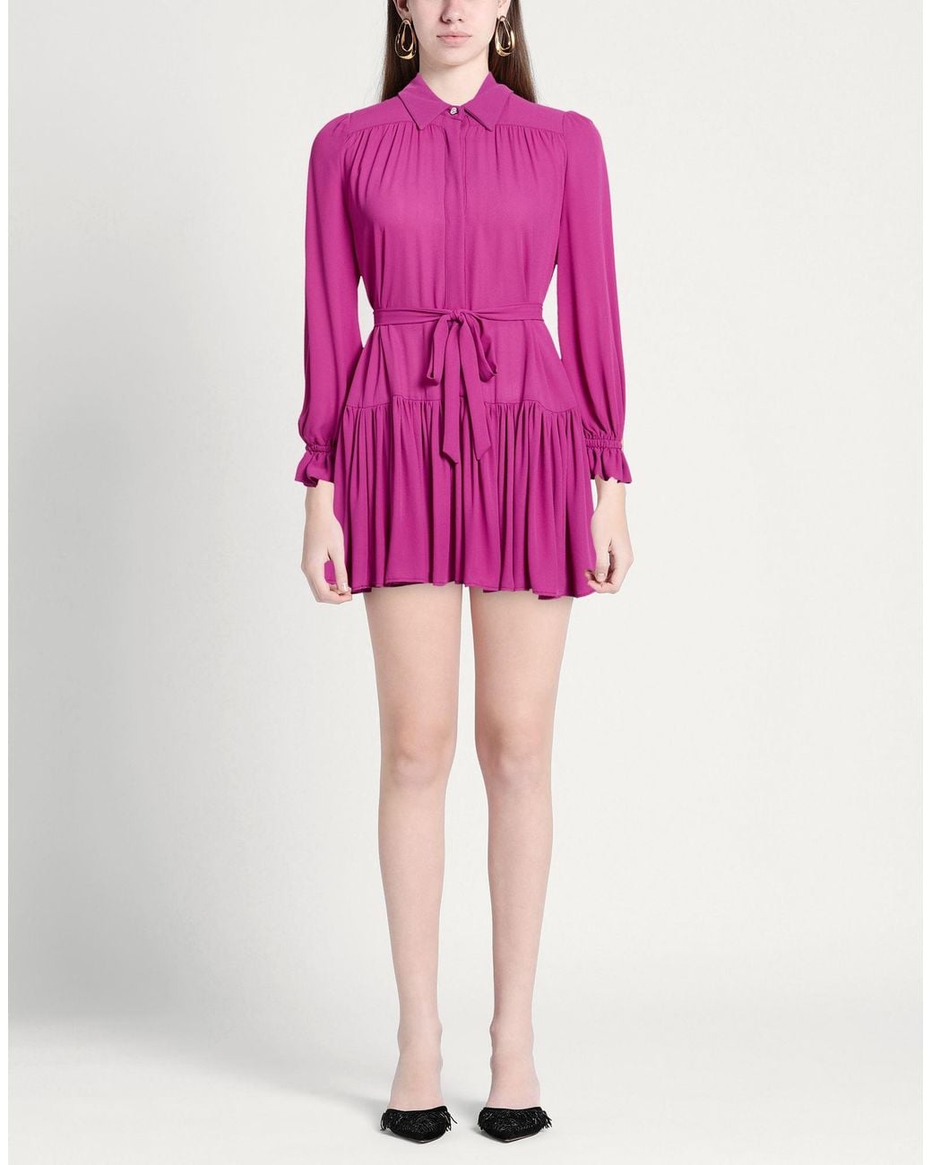 Soallure Pink Mini Dresses