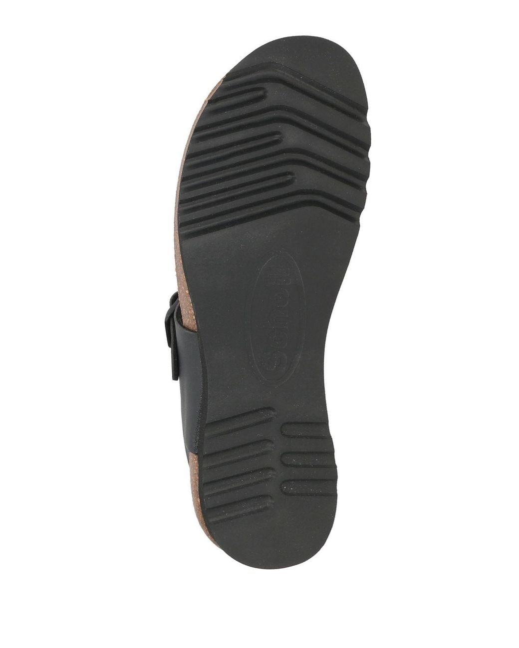 Scholl Black Thong Sandal