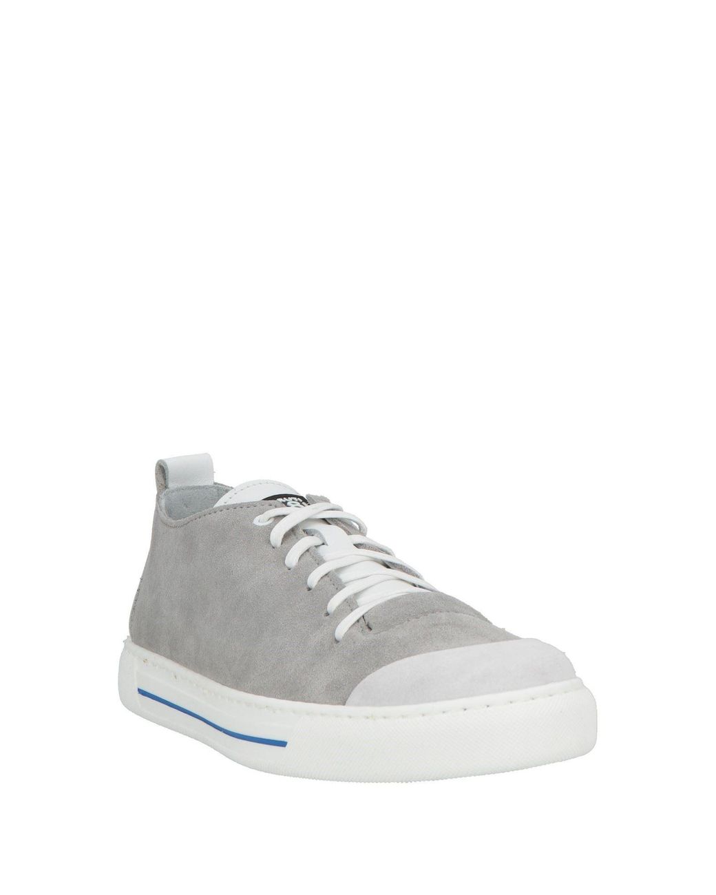 Cerruti 1881 Gray Sneakers Calfskin for men