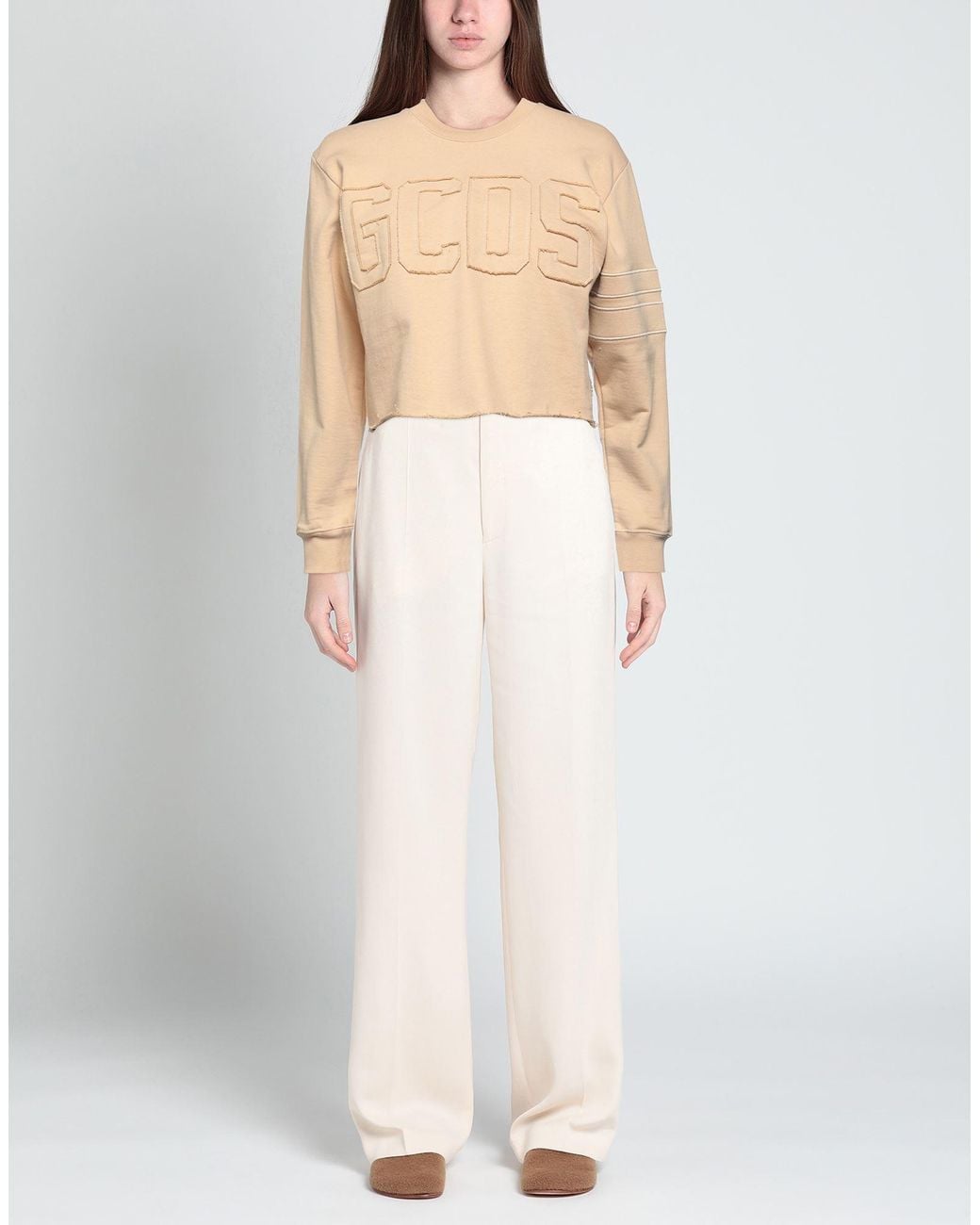 Gcds Natural Sweatshirt