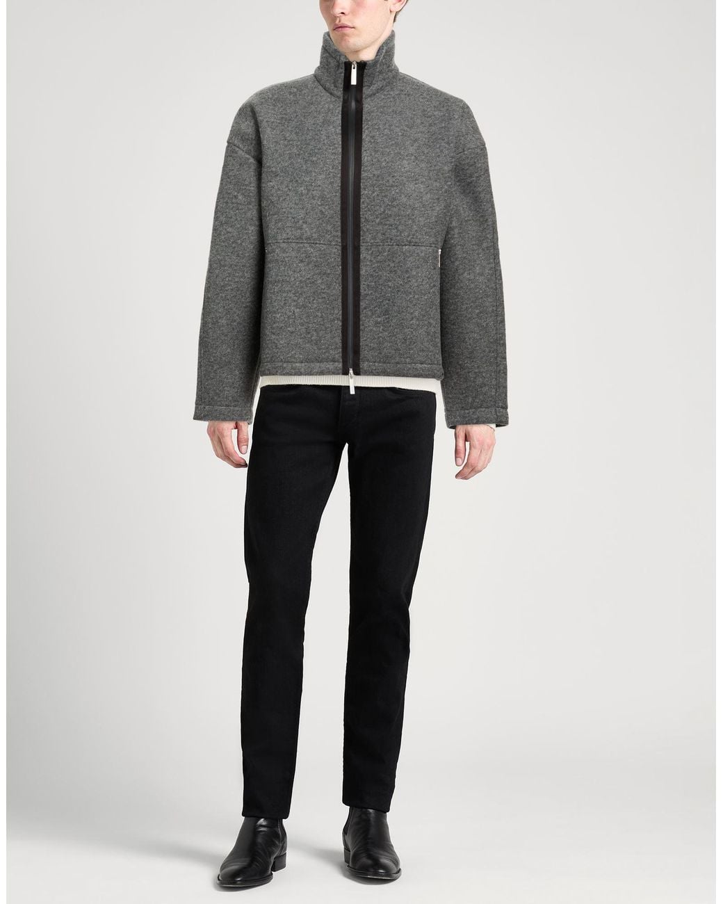 Herno Gray Jackets for men