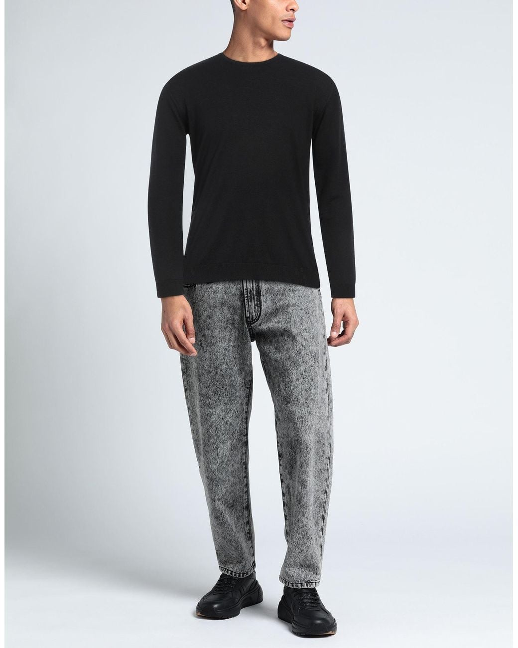 Roberto Collina Black Jumper for men