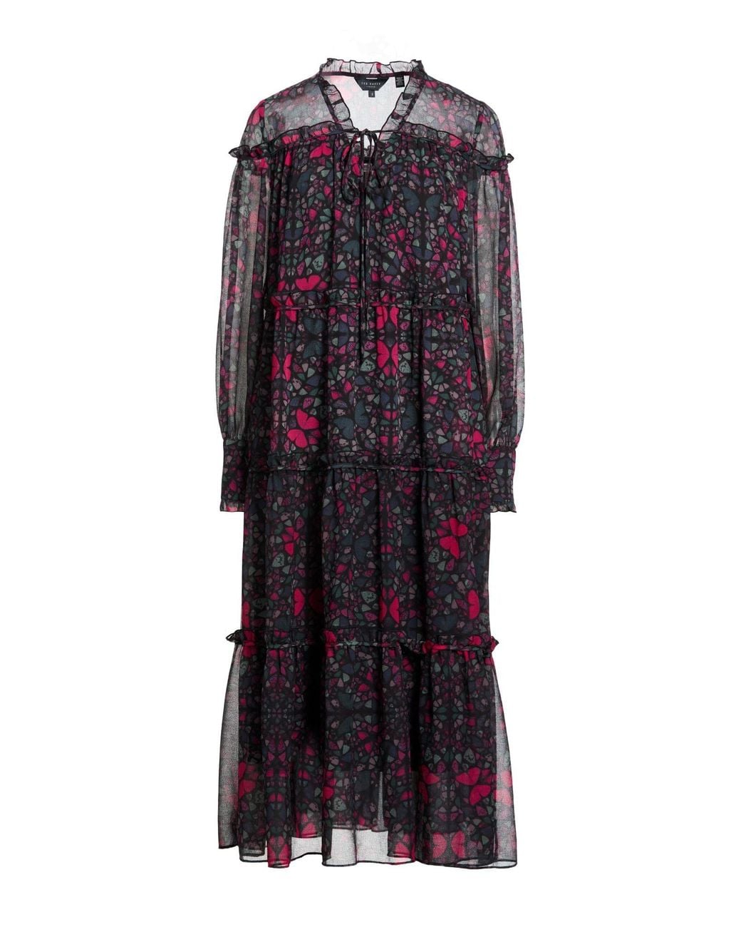 Ted Baker Purple Midi Dress