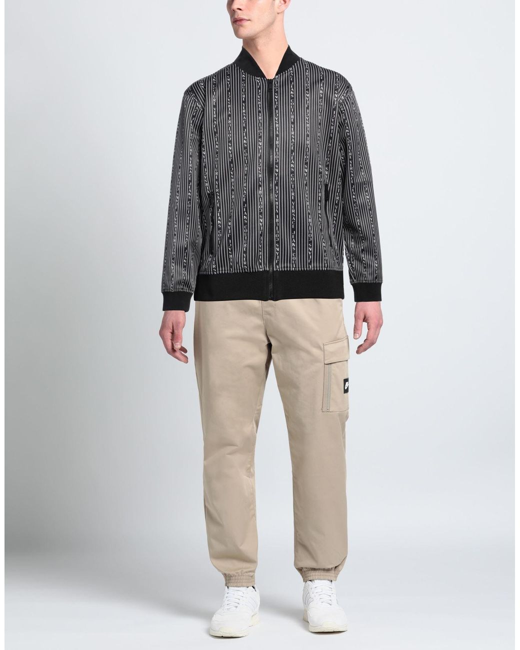 Versace Jeans Couture Gray Sweatshirt Polyester, Polyamide, Elastane for men