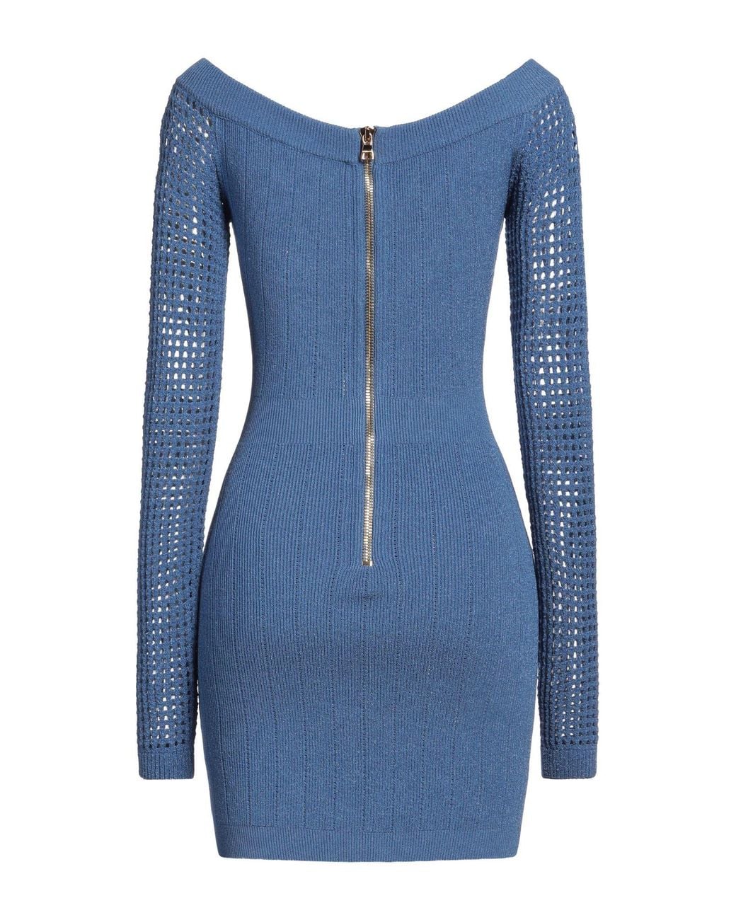 Balmain Blue Mini Dress