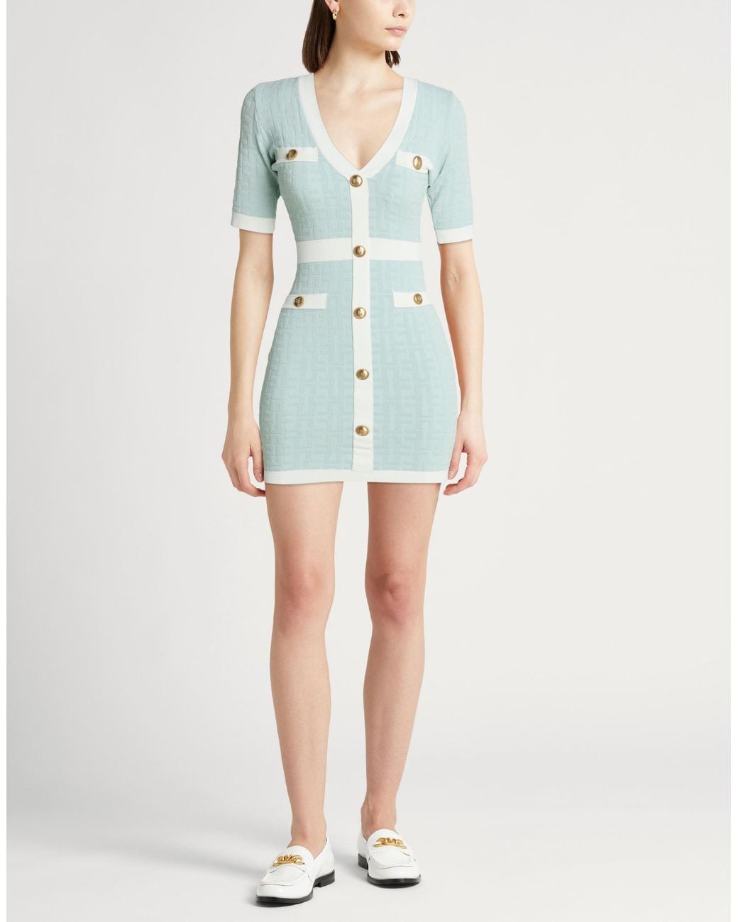 Elisabetta Franchi Blue Mini Dresses