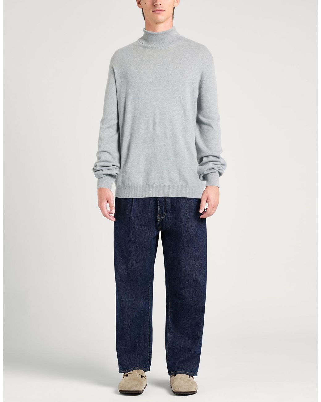 Gran Sasso Gray Turtlenecks for men