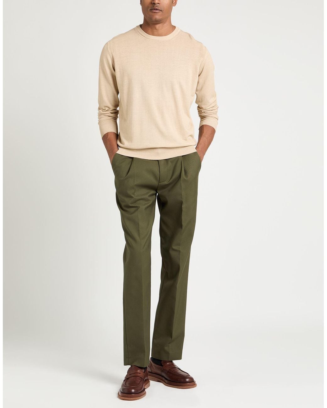 Pullover Kangra de hombre de color Natural