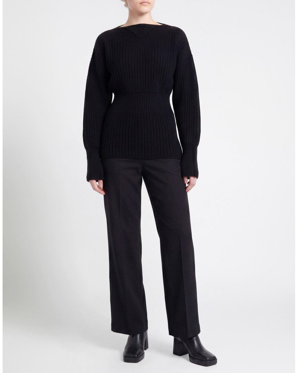 Rick Owens Black Sweater Virgin Wool