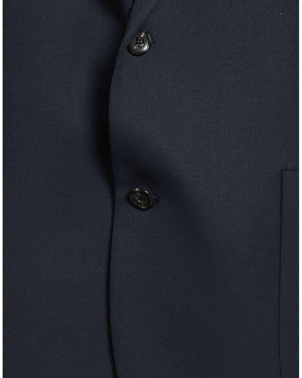 Emporio Armani Blue Blazer Polyester, Viscose, Elastane for men