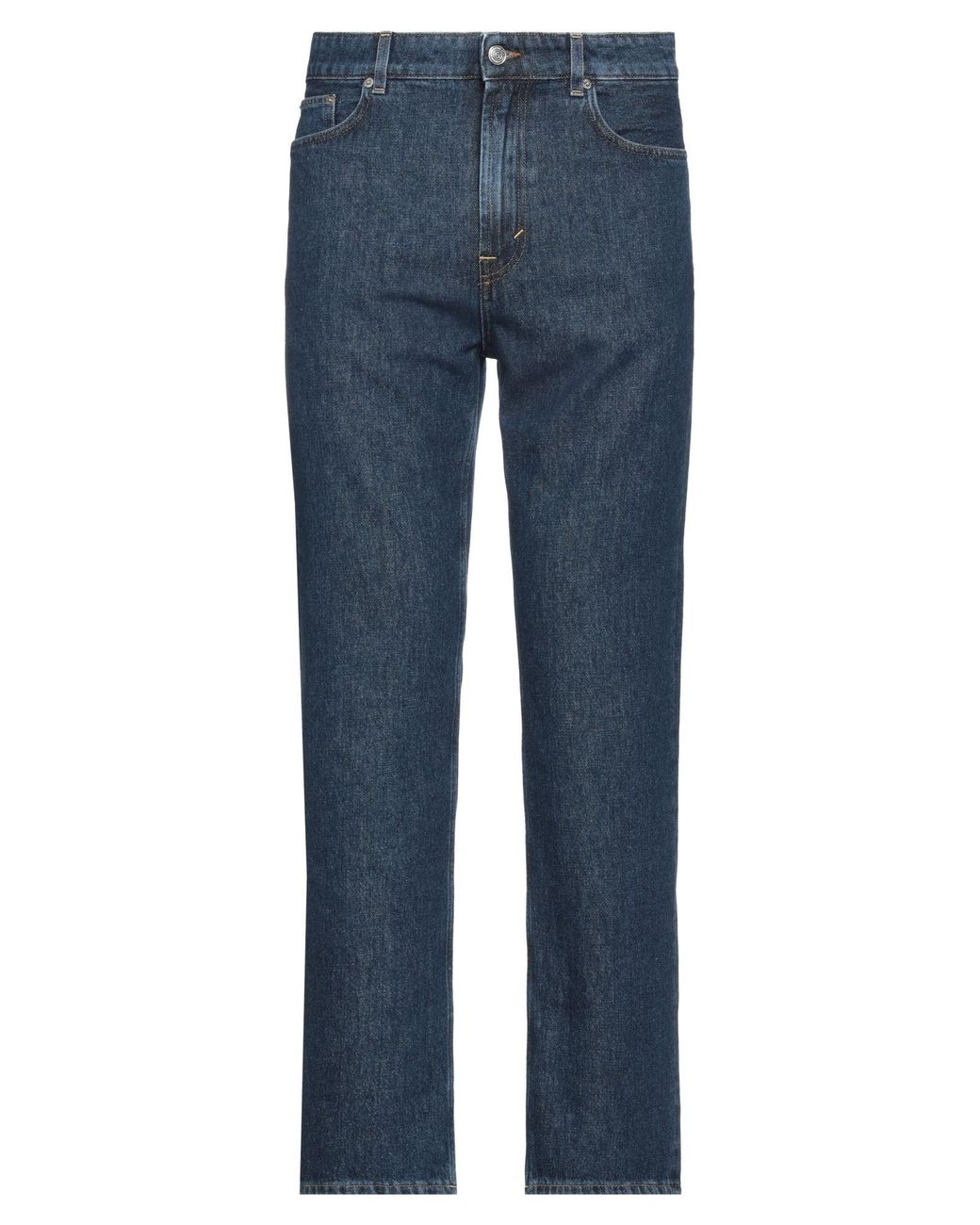 Department 5 Blue Denim Trousers for men