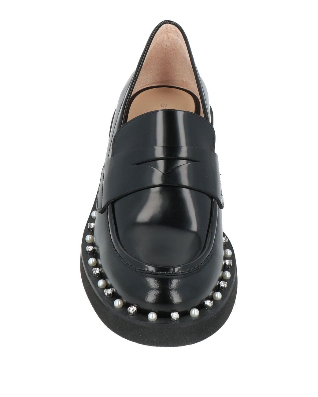 Stuart Weitzman Black Loafers Leather