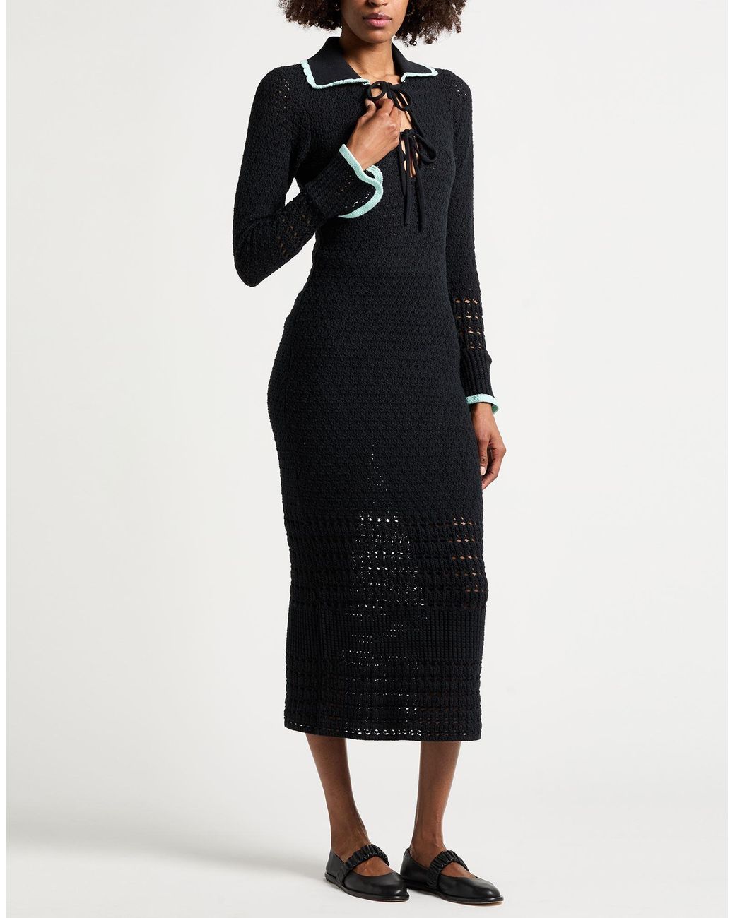 Kitri Black Midi Dresses