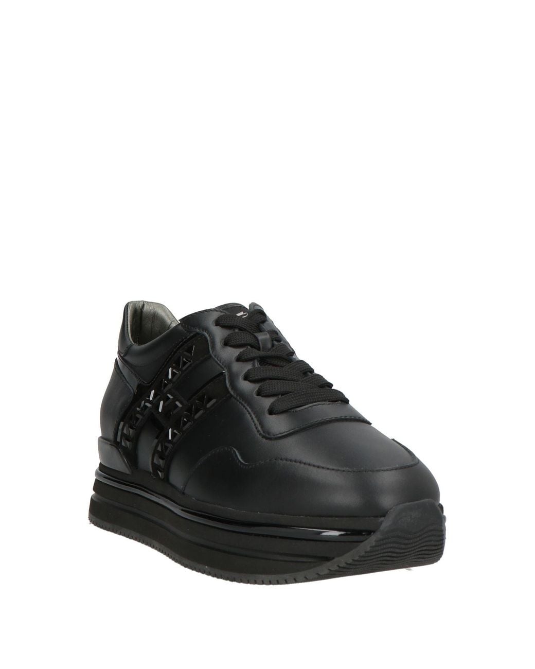 Hogan Black Sneakers Leather