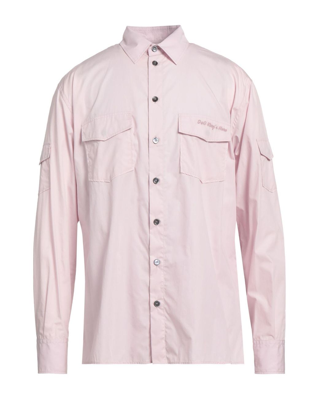 Herren Bekleidung Hemden Business Hemden Dolce & Gabbana Baumwolle Hemd in Pink für Herren 