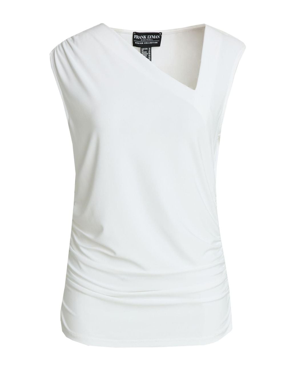 FRANK LYMAN White Top Polyester, Elastane