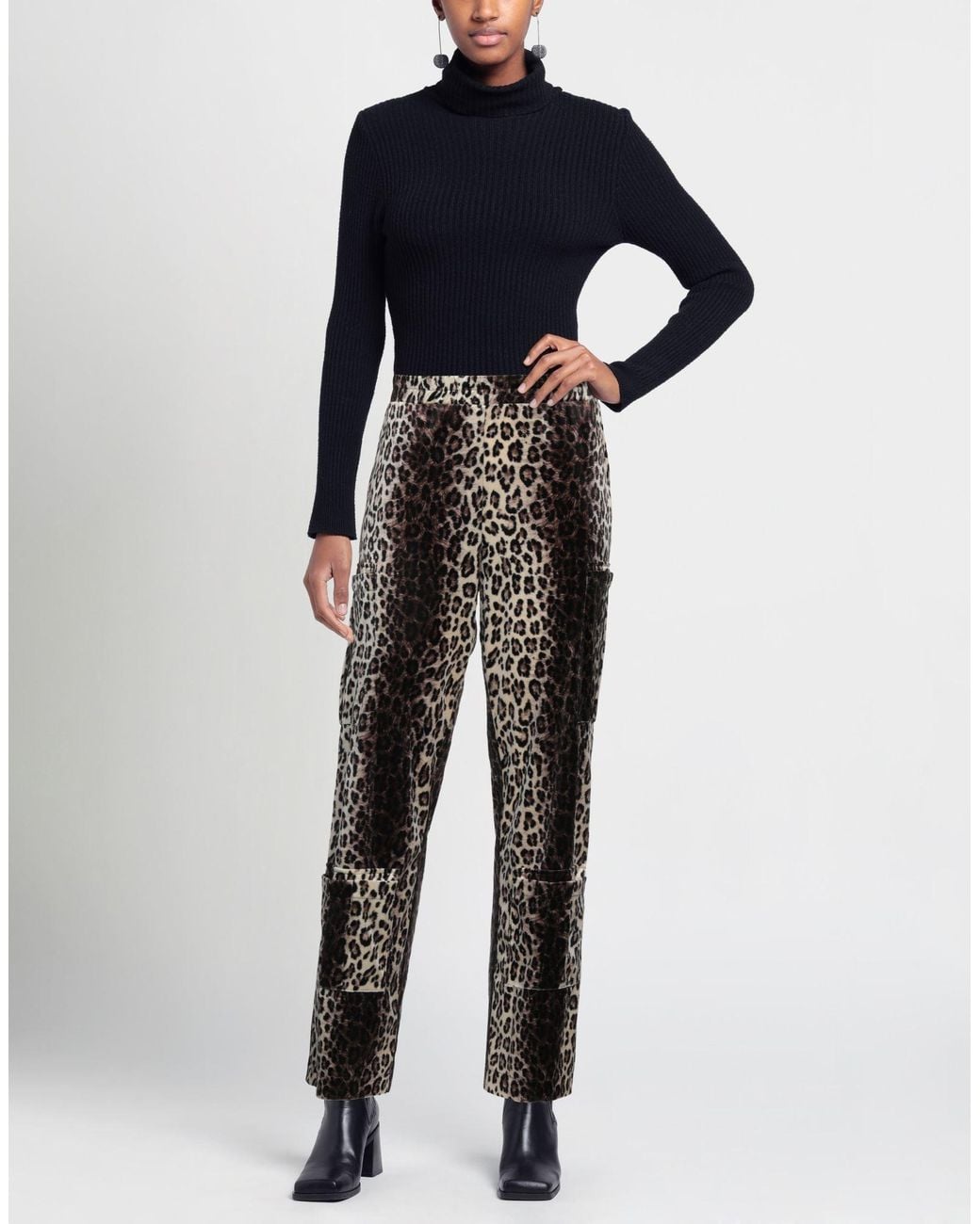 5 PROGRESS Black Pants Pes, Elastane