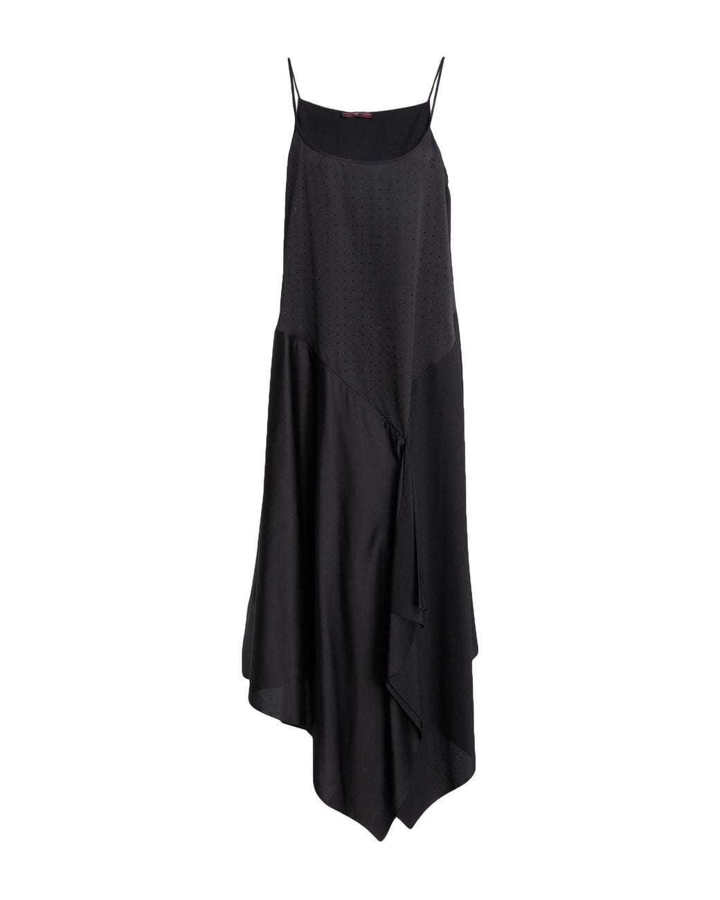 High Black Midi Dress