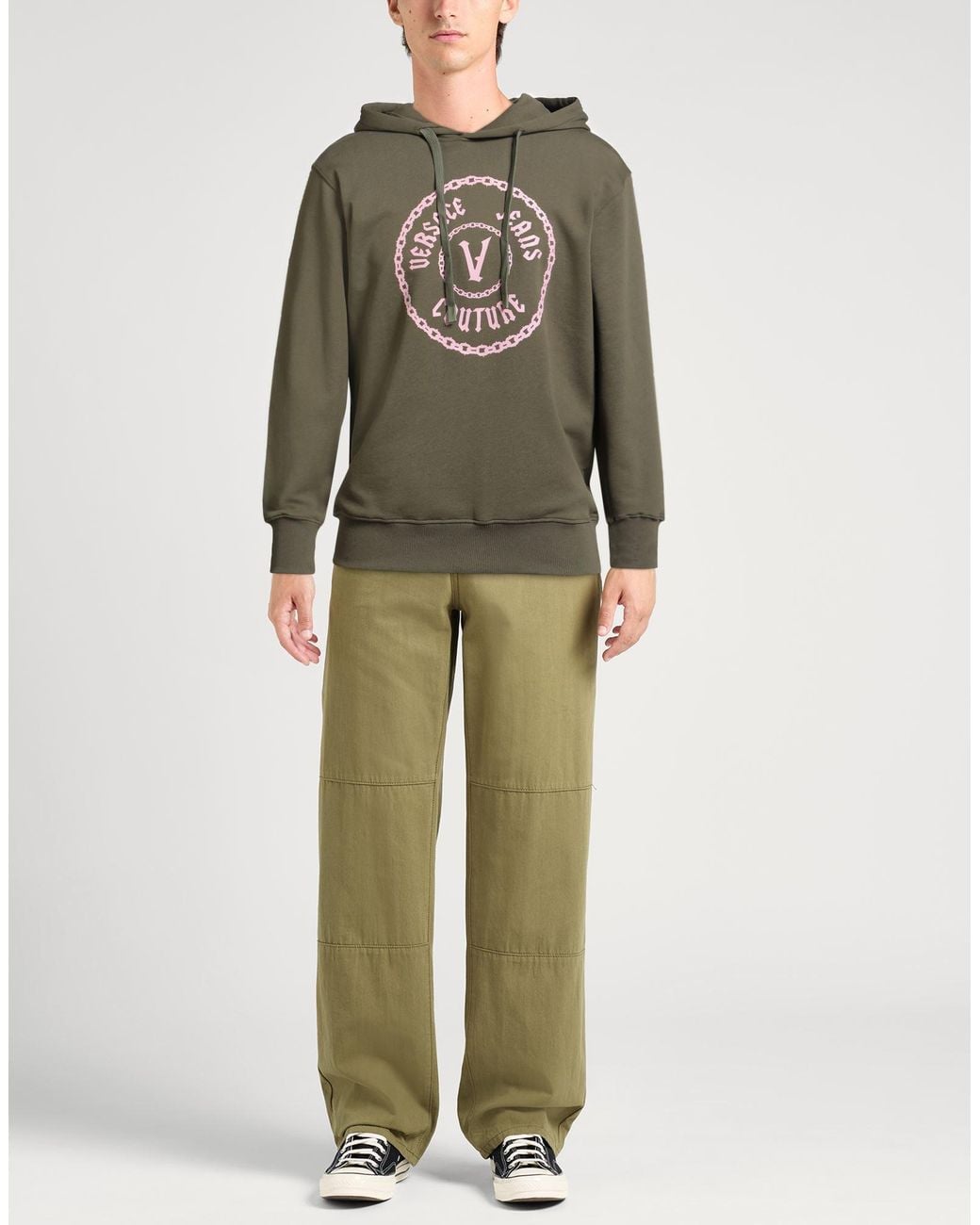 Versace Jeans Couture Green Sweatshirt for men