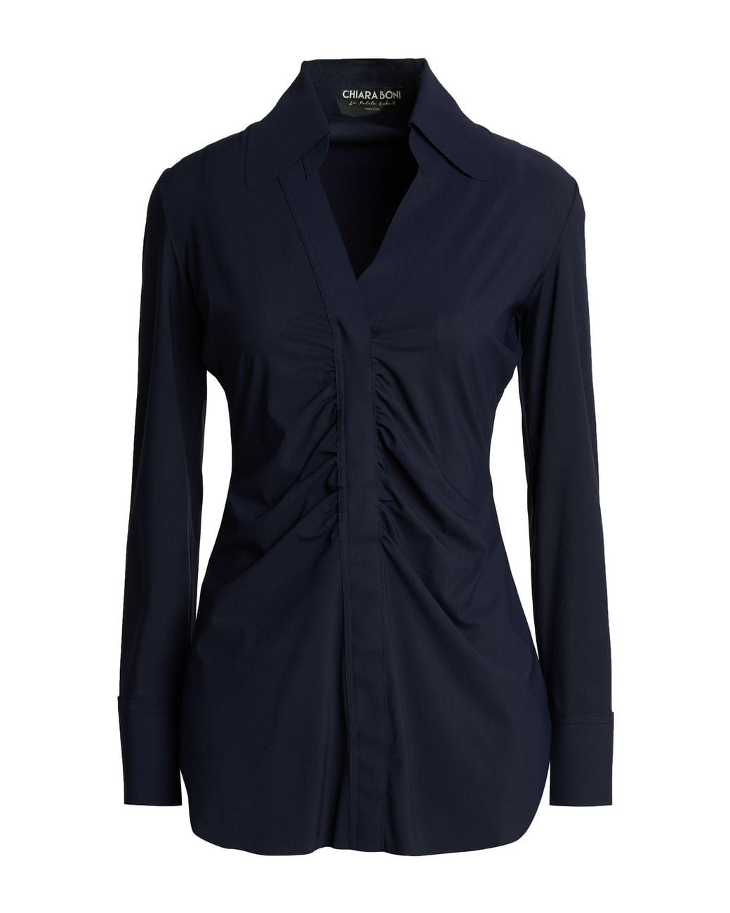 La Petite Robe Di Chiara Boni Blue Top Polyamide, Elastane