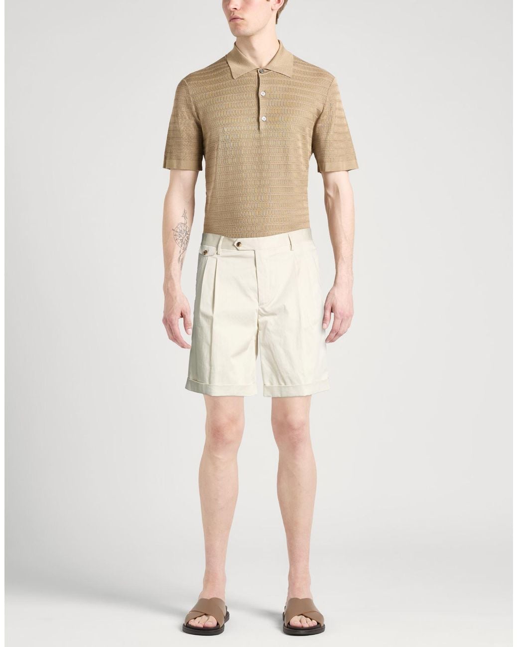 Lardini Natural Shorts & Bermuda Shorts for men