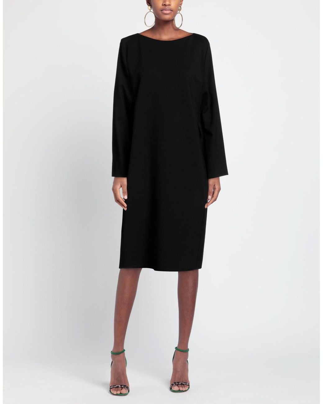 Liviana Conti Black Midi Dress