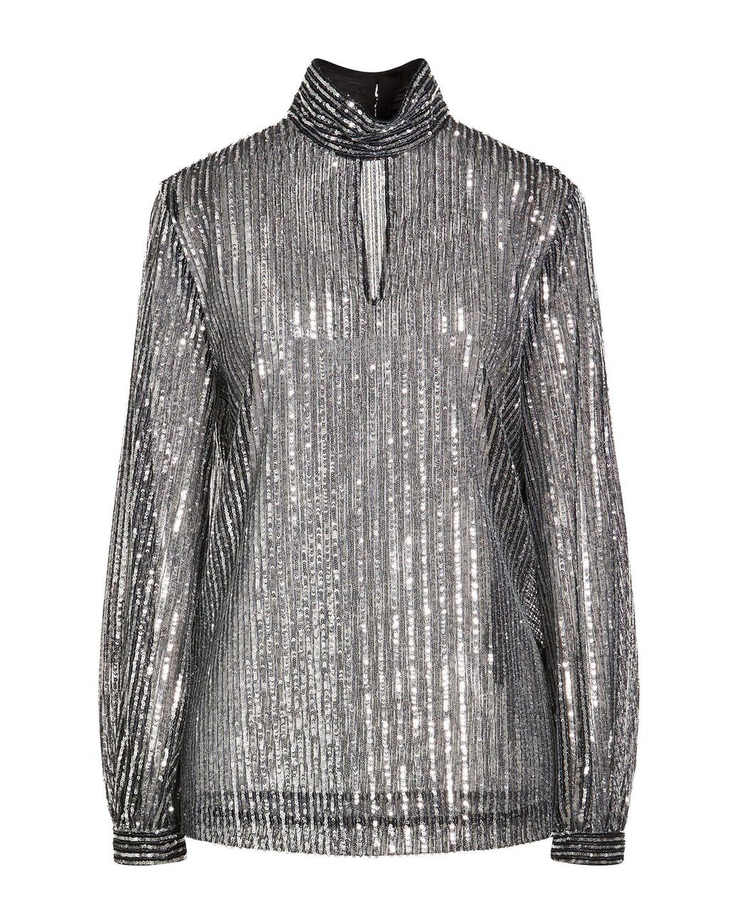 Semicouture Gray Top Polyester