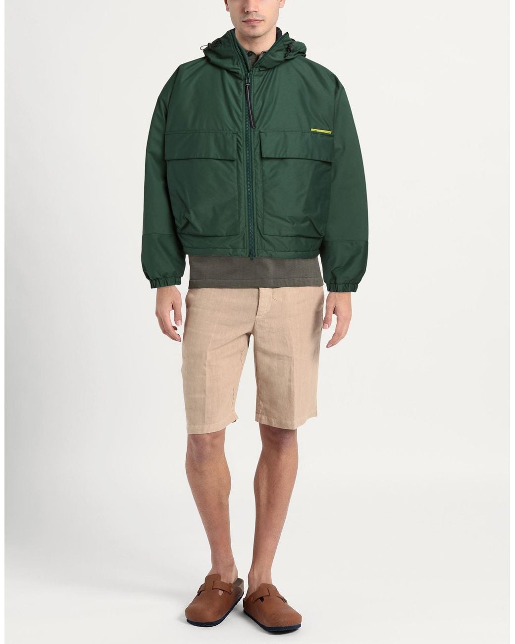 Spiewak Green Puffer Recycled Nylon, Organic Cotton for men