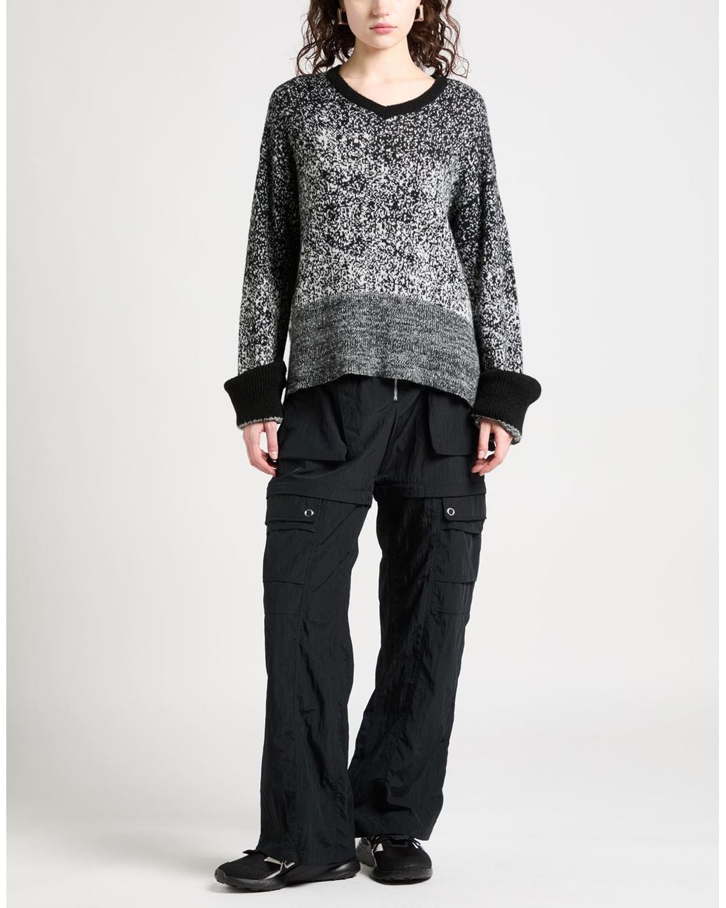 Manila Grace Black Sweater Acrylic, Polyamide, Mohair Wool
