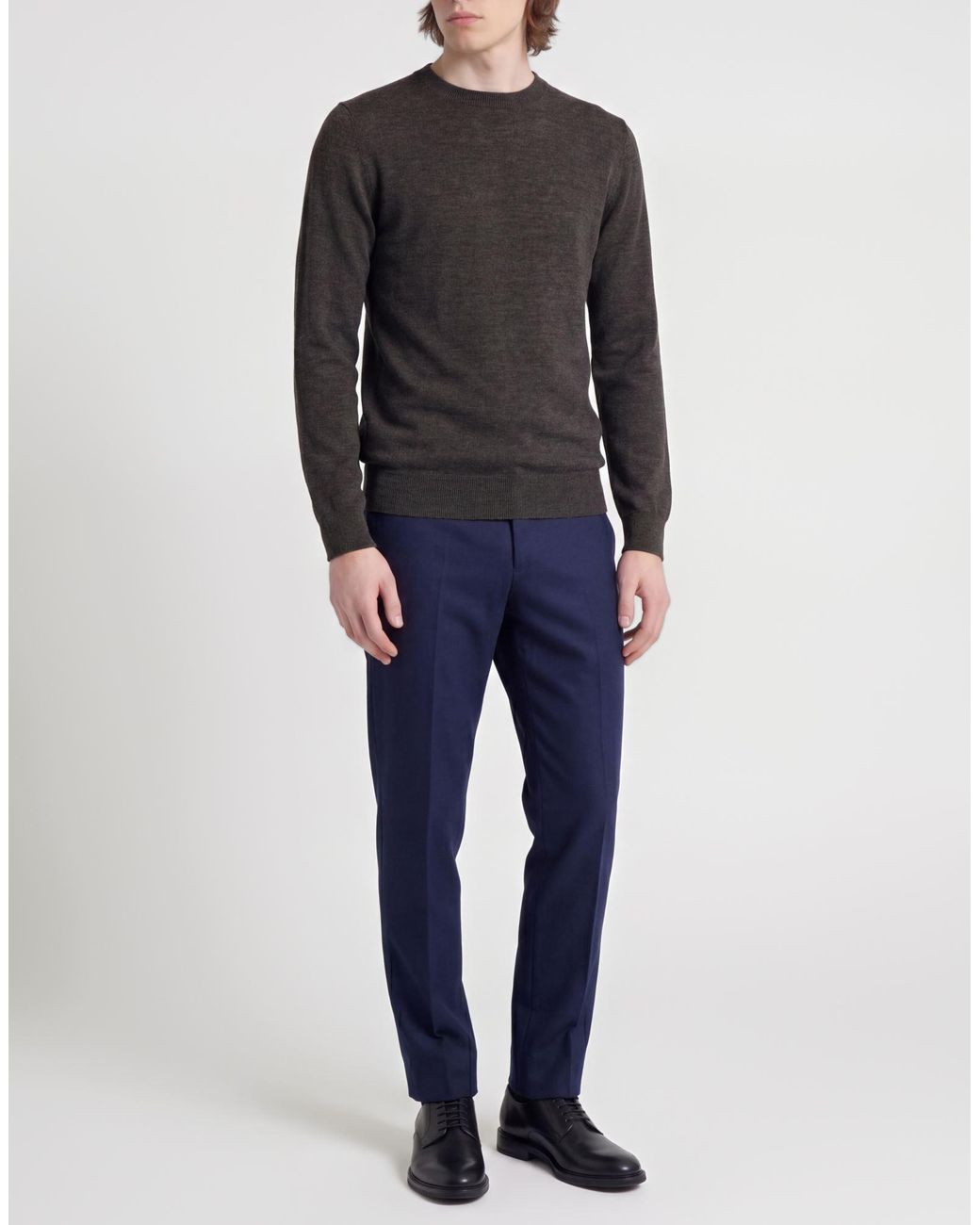 Grifoni Black Sweater Polyamide, Alpaca Wool, Wool for men