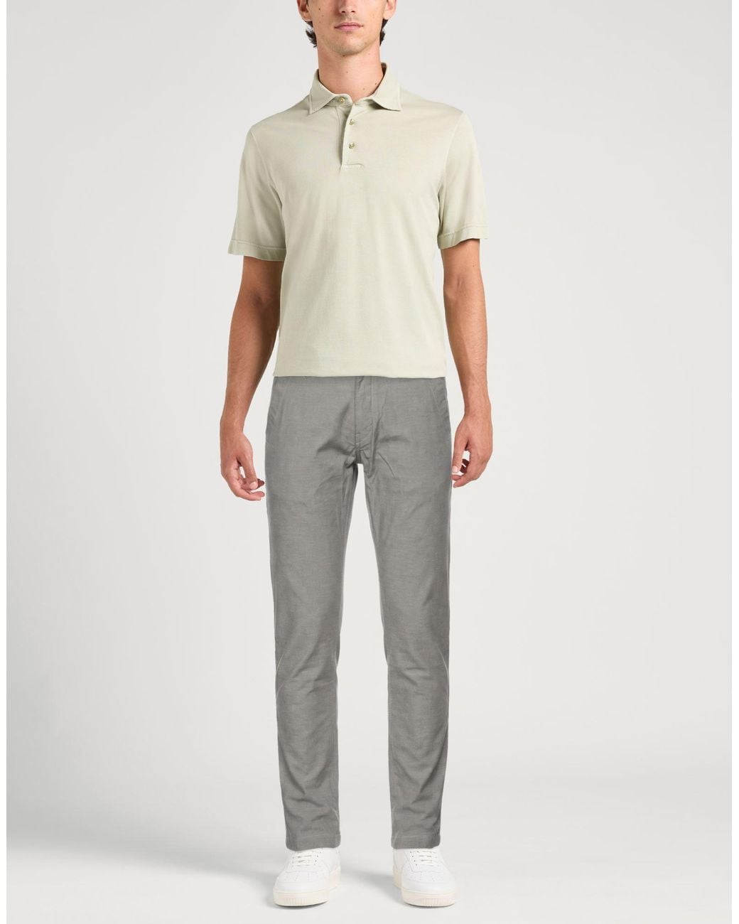 G-Star Gray Pants Cotton, Hemp, Elastane for men