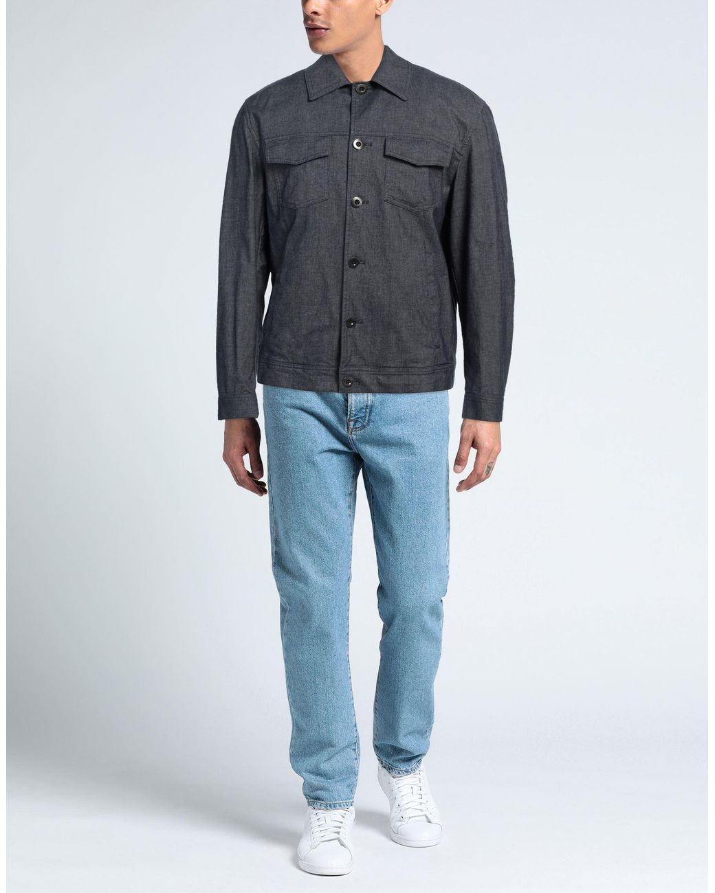 Montedoro Blue Denim Outerwear for men