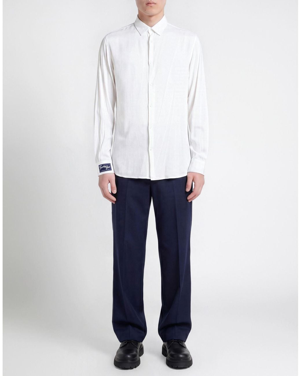 FAMILY FIRST White Shirt Viscose for men