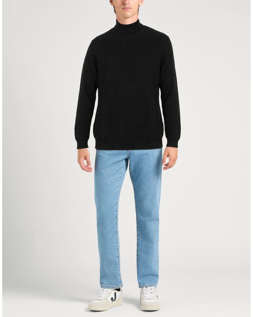 People Of Shibuya Black Turtleneck for men