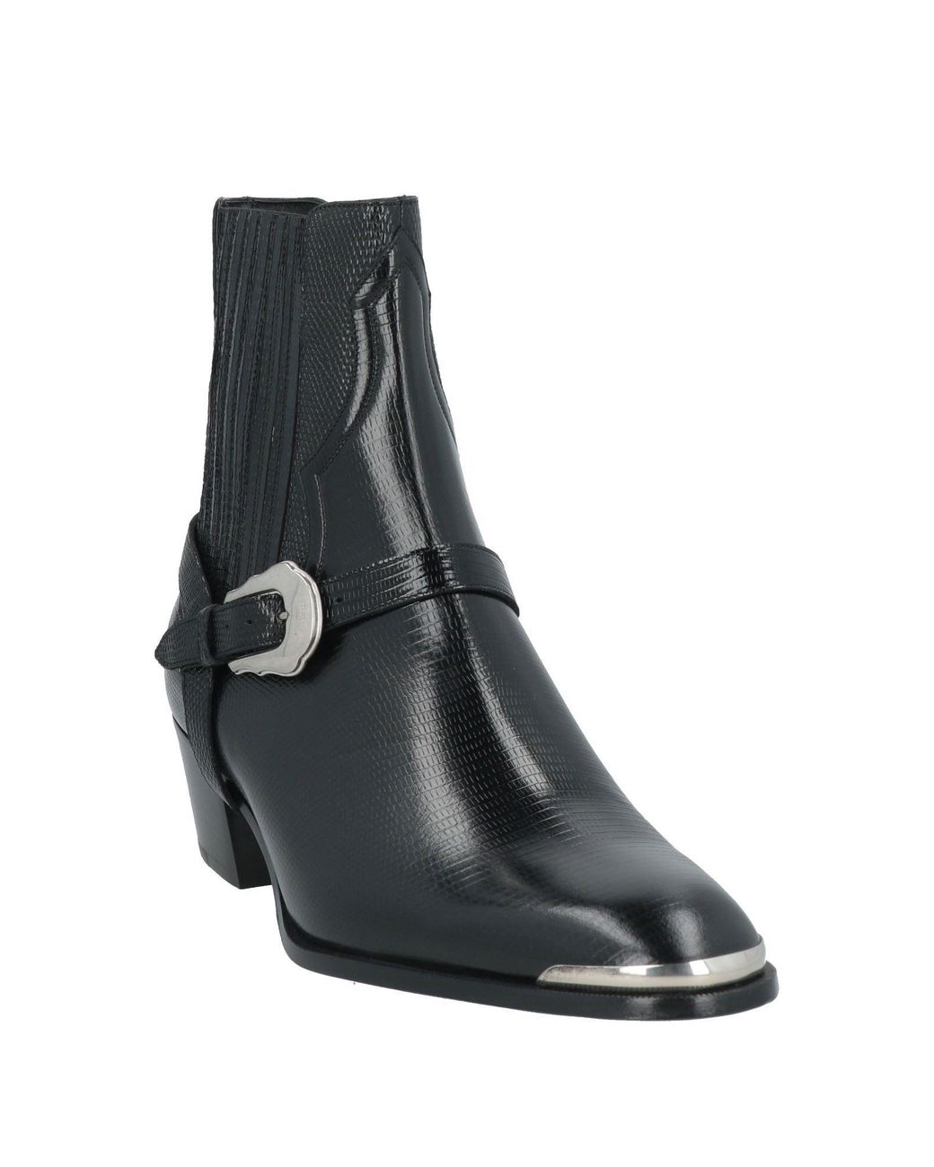 Céline Black Ankle Boots Leather for men