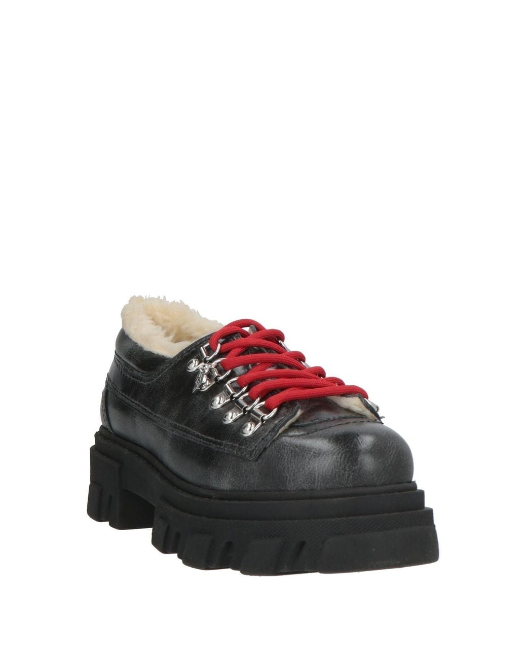 Ganni Black Lace-Up Shoes