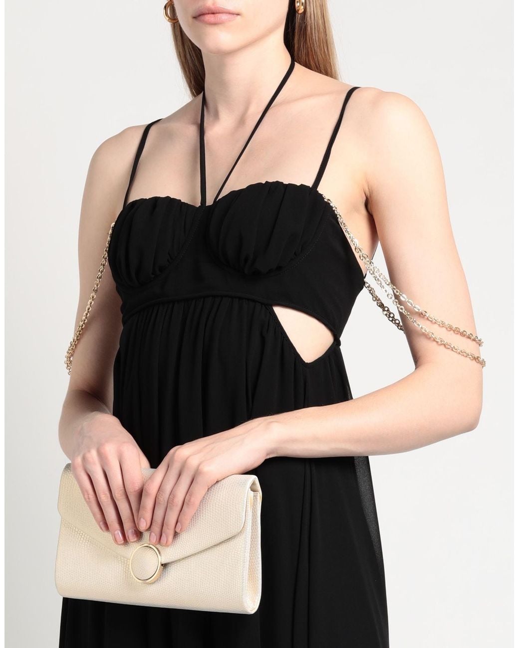 SIMONA CORSELLINI Black Maxi Dress Polyester