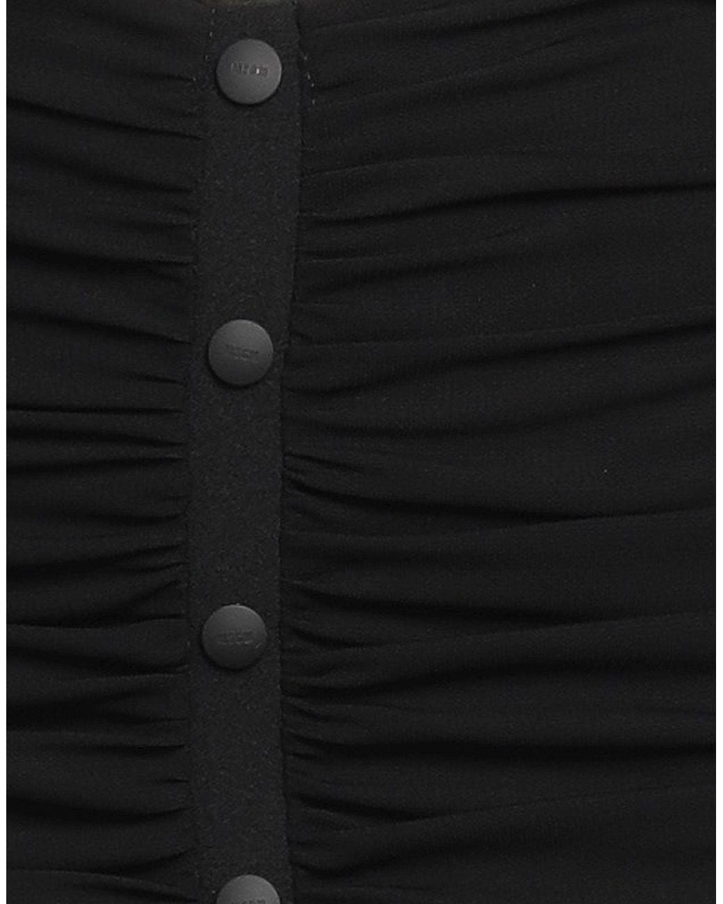 MSGM Black Mini Skirt Viscose