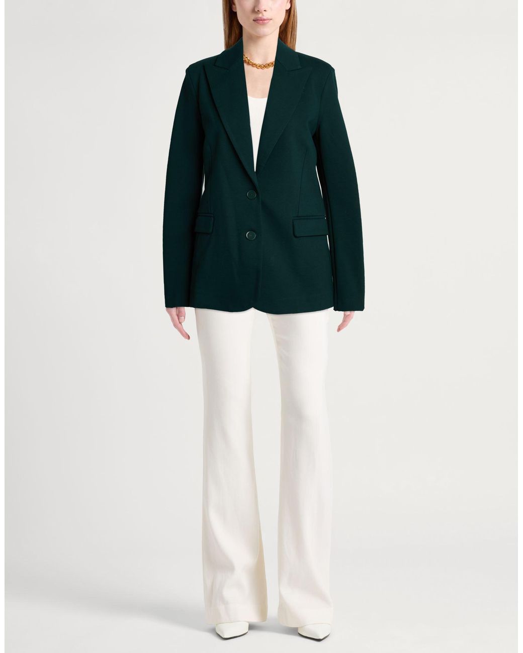 ViCOLO Green Blazer Viscose, Nylon, Elastane